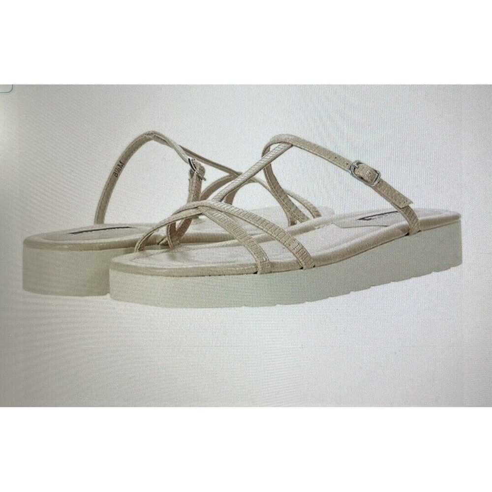Kenzie Dessie Size 7M Women’s Sandals Low Wedge Adjustable Open Toe Cute Casual